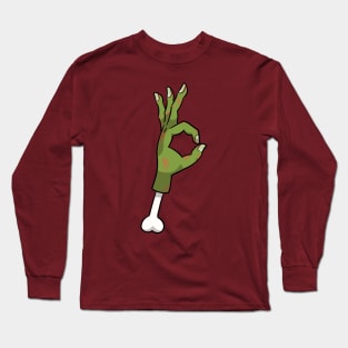 A-Okay Zombie hand Long Sleeve T-Shirt